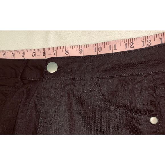 Forever 21 Skinny Jeans Womens 28 Black Stretch Low Rise Denim Jeans Marked 24 - Picture 9 of 12